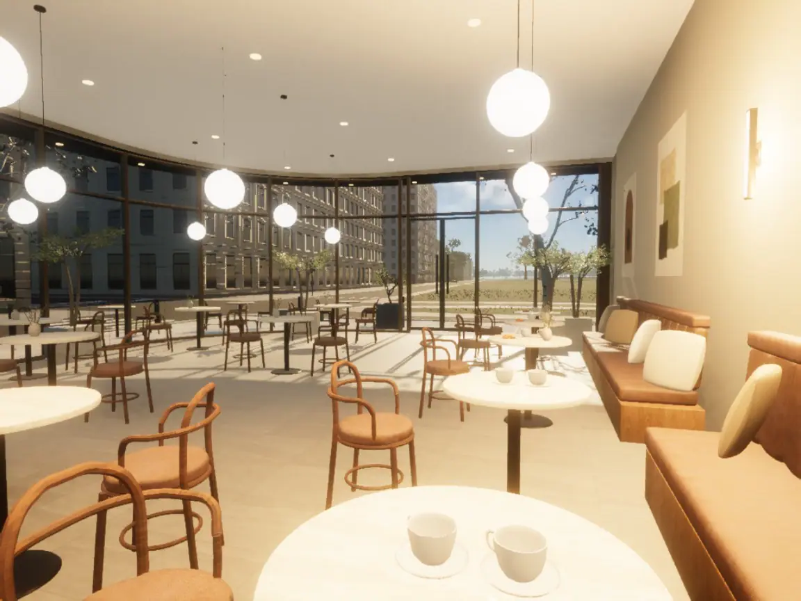 Kontor Hof · The café